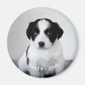 Creëer Uw eigen foto van het Pet en Jaar Magneet (Voorkant)