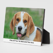 Creëer Uw eigen foto van Pet Dog Fotoplaat (Zijkant)