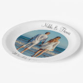 Creëer Uw eigen foto-Verloving, paar Papieren Bordje (Gekanteld)