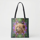 Creëer Uw eigen foto Vlinder Aster Flower Lijst Tote Bag (Voorkant)