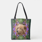 Creëer Uw eigen foto Vlinder Aster Flower Lijst Tote Bag (Achterkant)