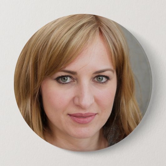 Creëer Uw eigen foto voor ventilator Ronde Button 4,0 Cm (Voorkant)