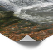Creëer uw eigen foto Waterval olieverfschilderij Poster (Hoek)