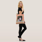 Creëer Uw eigen foto Waterverf Boho Tote Bag (Op model)