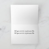 Creëer uw eigen foto-wenskaart kaart (Binnen)