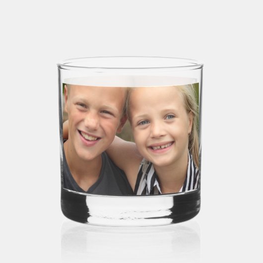 Creëer Uw eigen foto Whisky Glas (Voorkant)