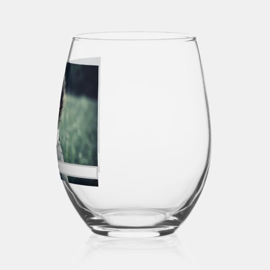 Creëer Uw eigen foto Wijnglas Zonder Voet (Links)