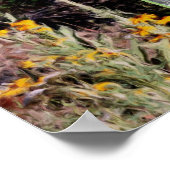 Creëer Uw Eigen Foto Wildflowers Art Border Poster (Hoek)