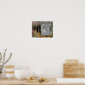 Creëer Uw Eigen Foto Wildflowers Art Border Poster (Keuken)