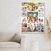 Creëer Uw Eigen Fotocollage 15 Afbeeldingen Wit Canvas Afdruk