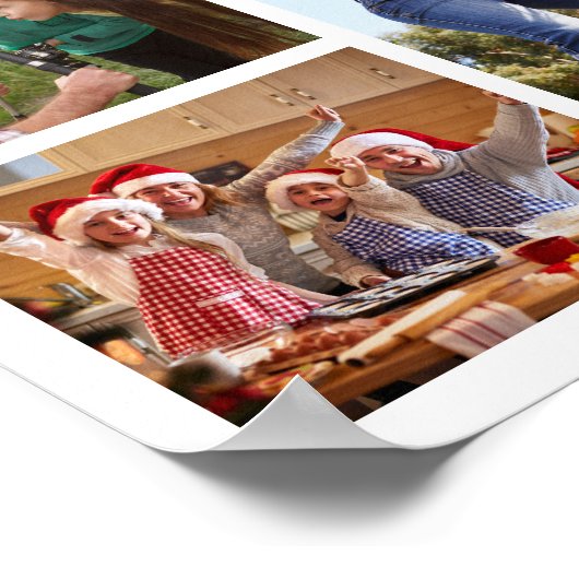 Creëer Uw Eigen Fotocollage 15 Afbeeldingen Wit Poster (Hoek)