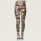 Creëer Uw eigen fotocollage - 16 foto's Leggings (Voorkant)