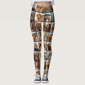 Creëer Uw eigen fotocollage - 16 foto's Leggings (Voorkant)