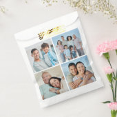 Creëer Uw eigen fotocollage 4 Bedankzakje (Gezegeld)