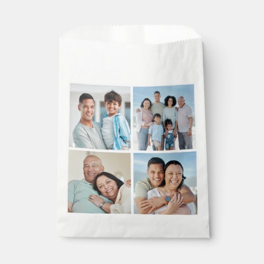 Creëer Uw eigen fotocollage 4 Bedankzakje (Voorkant)