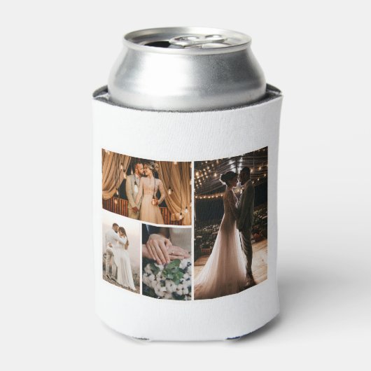 Creëer Uw eigen fotocollage 4 Blikjeskoeler (Blikje Voorkant)