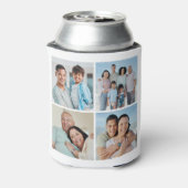 Creëer Uw eigen fotocollage 4 Blikjeskoeler (Blikje Achterkant)