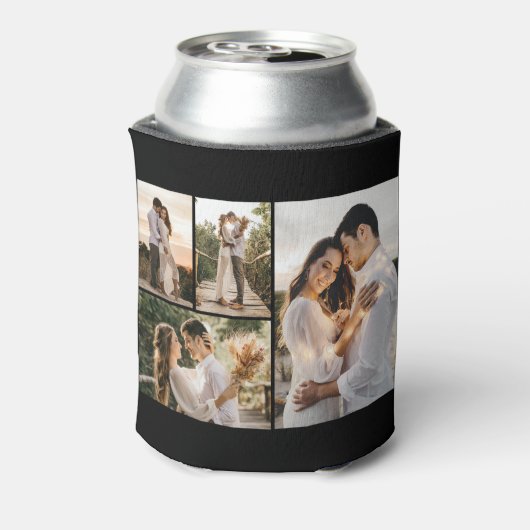 Creëer Uw eigen fotocollage 4 Blikjeskoeler (Blikje Achterkant)