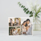 Creëer Uw eigen fotocollage 4 Briefkaart (Staand voorkant)