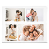 Creëer Uw eigen fotocollage 4 Foto Afdruk (Voorkant)