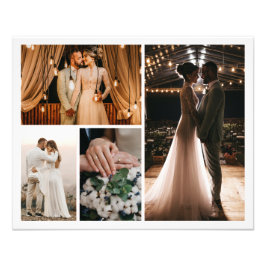 Creëer Uw eigen fotocollage 4 Foto Afdruk