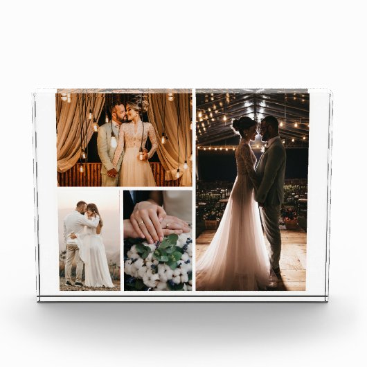 Creëer Uw eigen fotocollage 4 Fotoblokken (Voorkant)