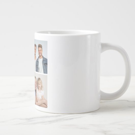 Creëer Uw eigen fotocollage 4 Grote Koffiekop (Rechts)