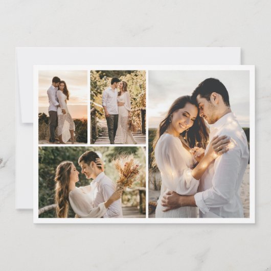 Creëer Uw eigen fotocollage 4 Kaart (Voorkant)