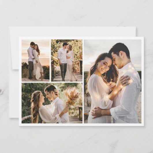 Creëer Uw eigen fotocollage 4 Kaart (Voorkant)