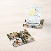 Creëer Uw eigen fotocollage 4 Kartonnen Onderzetters (Insitu)