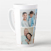 Creëer Uw eigen fotocollage 4 Latte Mok (Linkerhoek)