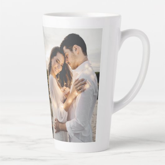 Creëer Uw eigen fotocollage 4 Latte Mok (Rechts)