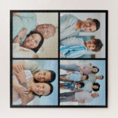 Creëer Uw eigen fotocollage 4 Legpuzzel (Horizontaal)