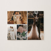 Creëer Uw eigen fotocollage 4 Legpuzzel (Horizontaal)