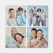 Creëer Uw eigen fotocollage 4 Magneet (Voorkant)