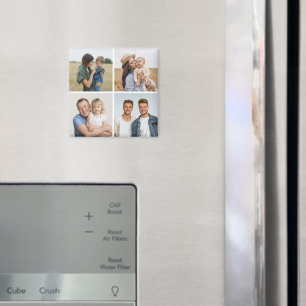 Creëer Uw eigen fotocollage 4 Magneet