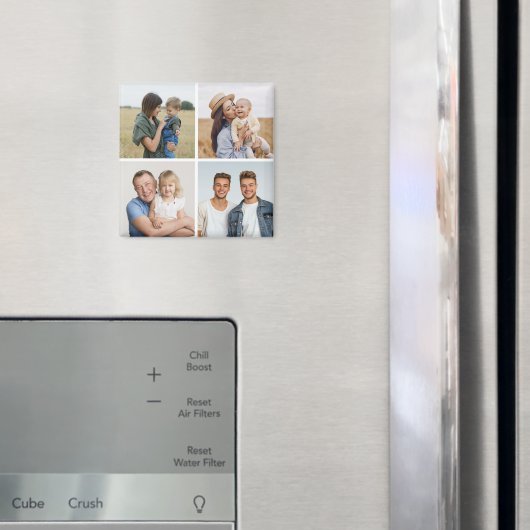 Creëer Uw eigen fotocollage 4 Magneet (Insitu (Koelkast))