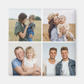 Creëer Uw eigen fotocollage 4 Magneet (Voorkant)