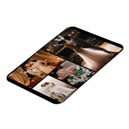 Creëer Uw eigen fotocollage 4 Magneet (Linkerzijde)