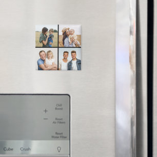 Creëer Uw eigen fotocollage 4 Magneet