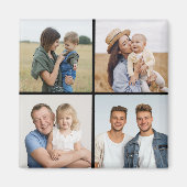 Creëer Uw eigen fotocollage 4 Magneet (Voorkant)