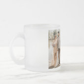 Creëer Uw eigen fotocollage 4 Matglas Koffiemok (Links)