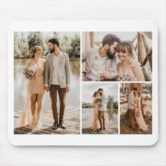 Creëer Uw eigen fotocollage 4 Muismat (Voorkant)