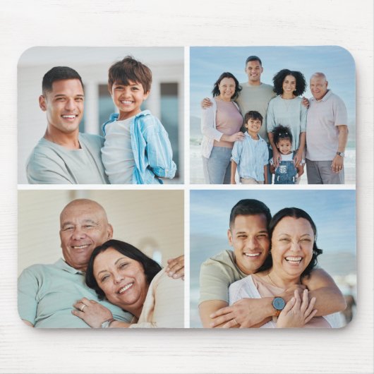 Creëer Uw eigen fotocollage 4 Muismat (Voorkant)