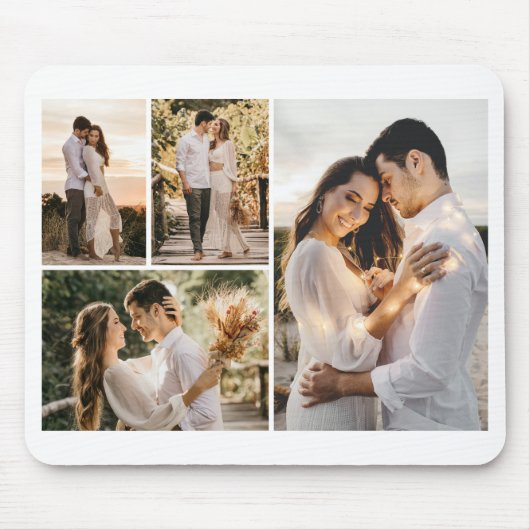 Creëer Uw eigen fotocollage 4 Muismat (Voorkant)