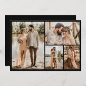 Creëer Uw eigen fotocollage 4 Notitiekaartje (Voorkant / Achterkant)