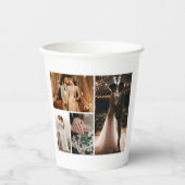 Creëer Uw eigen fotocollage 4 Papieren Bekers (Voorkant)