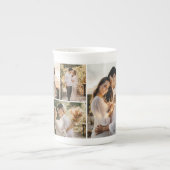 Creëer Uw eigen fotocollage 4 Porselein Kop (Voorkant)