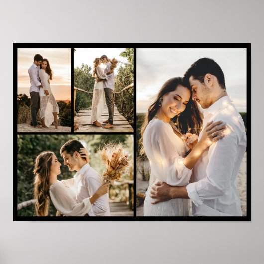 Creëer Uw eigen fotocollage 4 Poster (Voorkant)