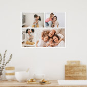 Creëer Uw eigen fotocollage 4 Poster (Keuken)